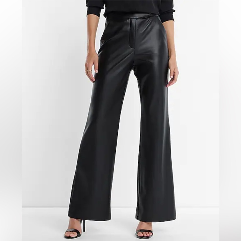 Elegant Black Women's Wide-Leg Pants
